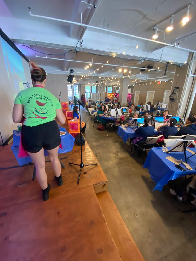 Mobile Paint Party at Painting Hangout